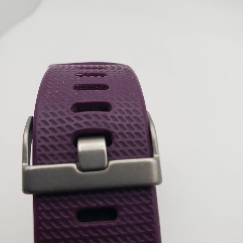 Fitbit Charge 2 Fitness Tracker Unisex Large Plum FB407 Heart Rate Sleep Monitor